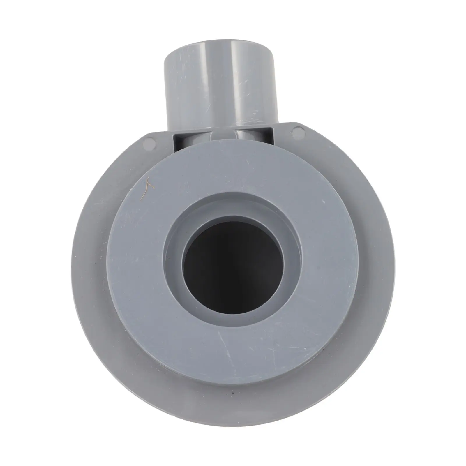 Plumbing Installation PVC Drain Connector Compatible With 50mm Pipes Elbow Flange Leak Prevention Stable Connection