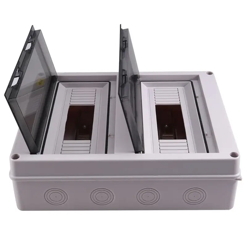 

Водонепроницаемая распределительная коробка LICE-HT Series 24WAY PC IP65 - пластиковый электрический распределительный бокс для уличного использования, подходит для автоматических выключателей.