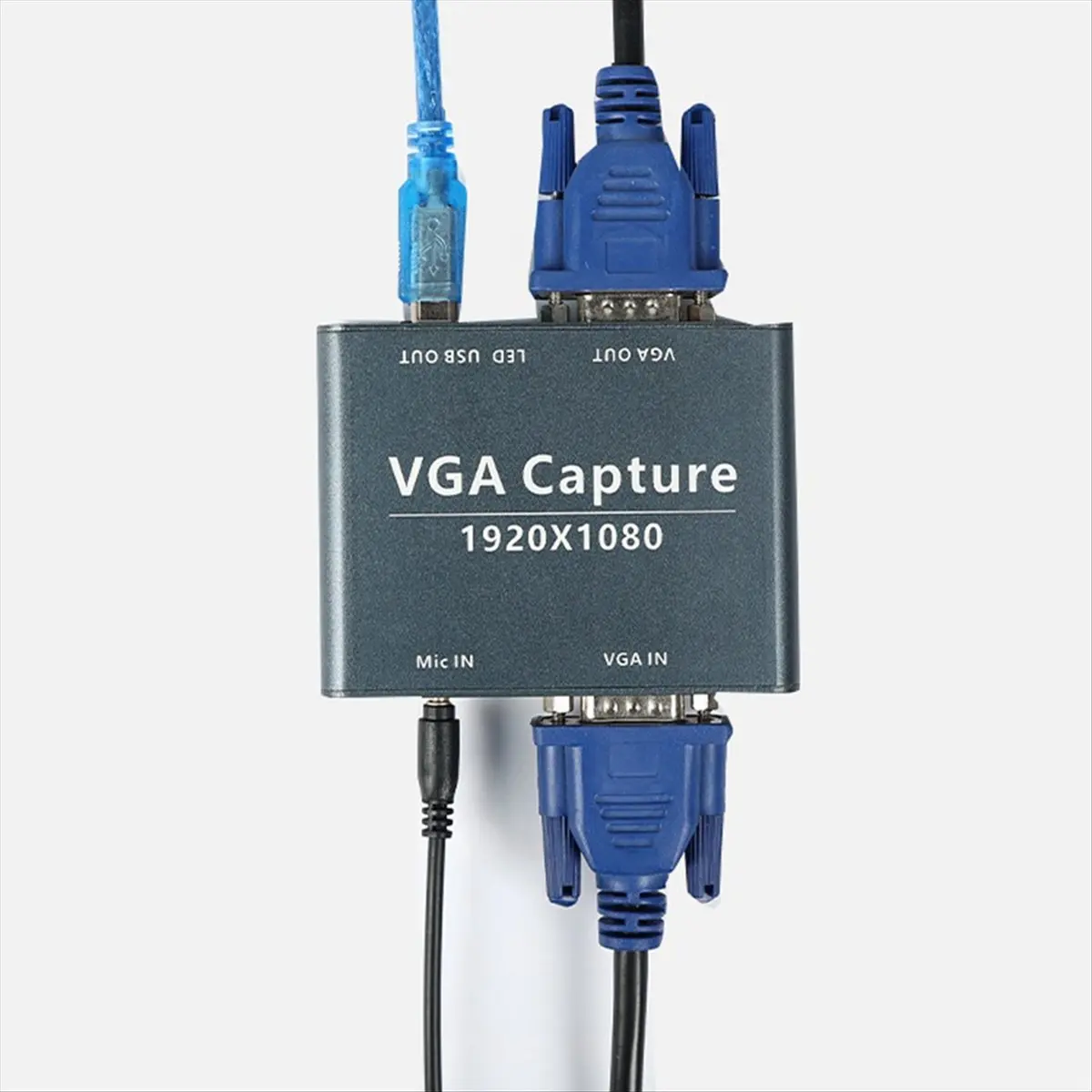 DIGITALBUY VGA to USB Capture 1080P Audio and Video Capture VGA Input and USB Output Compatible with Android, , Linux Sy