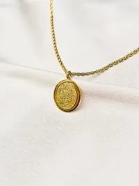 قلادة شاهاد - شماعة سيارة شراهة تخصيص الاسم على الظهر مجوهرات من الفولاذ المقاوم للصدأ هدية مجوهرات إسلامية للنساء #2