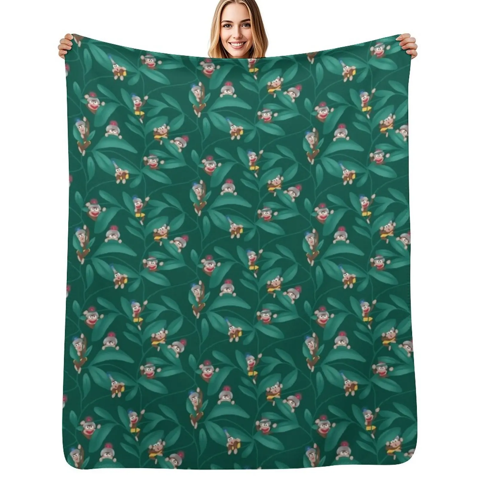 Ape Escaping Throw Blanket Warm Cozy Throw Blanket for Living Room Couch