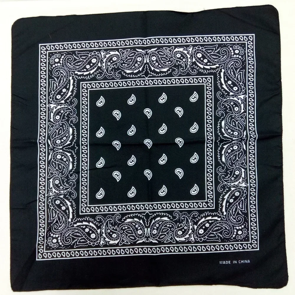 55cm * 55cm Outdoor-Sport Bandana Schal Gesichts maske Reiten Camping Radfahren Kopftuch Rohr Armband Paisley Stirnband Frauen Männer – Detail 25