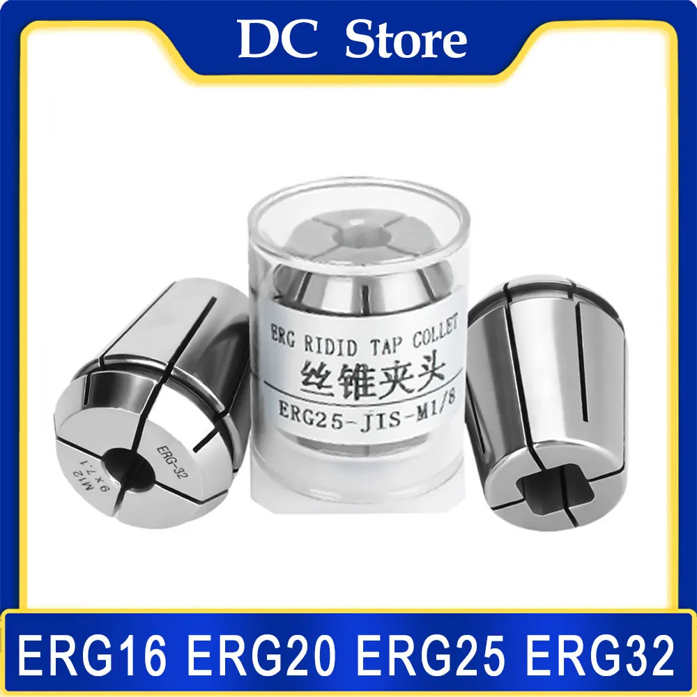 

ERG16 ERG20 ERG25 ERG32 Цанговые цанги для нарезания резьбы ERG Квадратные метчики для нарезания резьбы M2 M3 M27 M30 ISO JIS Тип DIN Фрезерные инструменты с ЧПУ