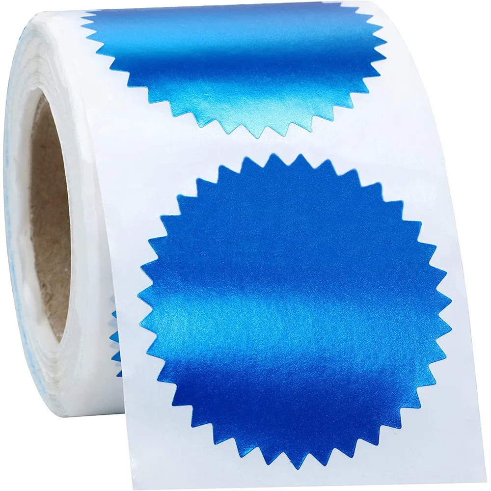 الذهب والفضة المزخرف ملصقات 50 مللي متر 250 قطعة شهادة والعتاد ملصق للمعادن النقش ختم الذاتي التسمية سكرابوكينغ #4