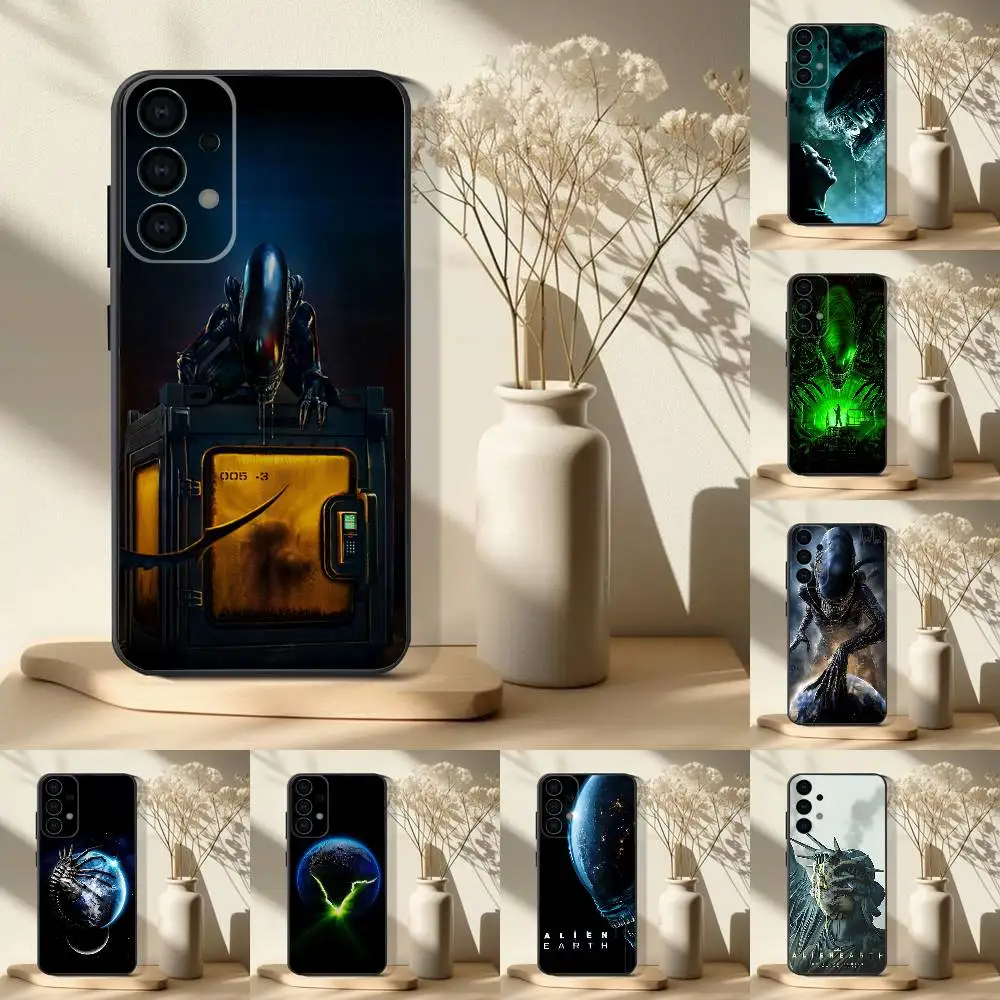 

A-Alien Earth 2025 Phone Case For Samsung S 25,24,23,22,30,21,10,9,Ultra,Plus,Lite,FE,4,5G Black Soft Case