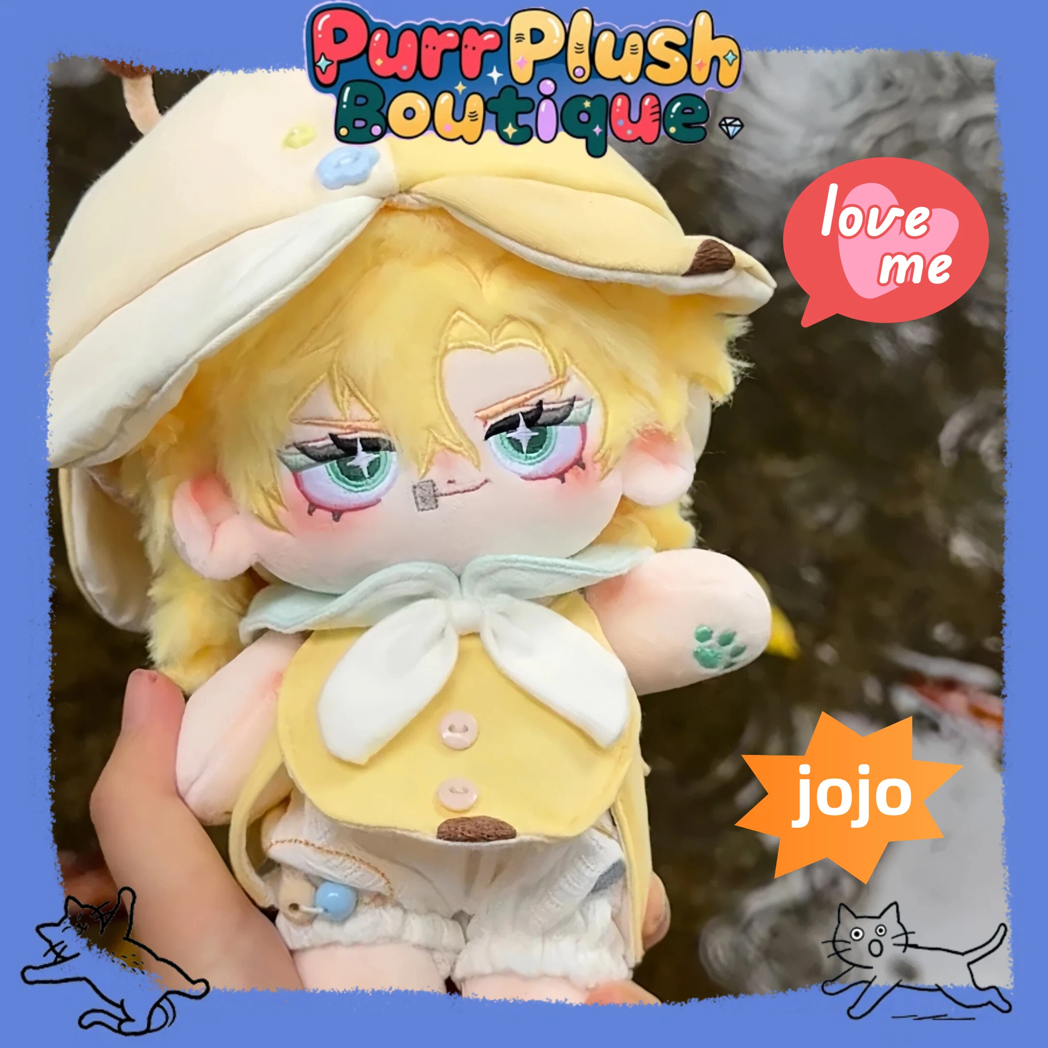 20cm Plushes Anime Jo Jo Bizarre Adventure Diego Brando Figure Cosplay Dress Up Cotton Doll Body Toys Stuffed Fans for Gifts