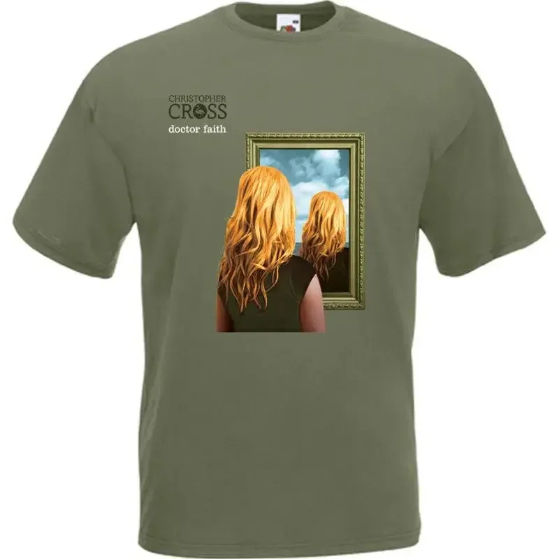 Christopher Cross Doctor Faith v11 T shirt olive all sizes S 5XL