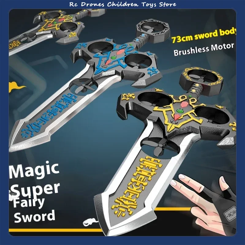 

New Rc New Product: Huanyu Xianjian Cool Remote Control Flying Sword Unmanned Aerial Vehicle Lighting Fixed Height For Boy Gift