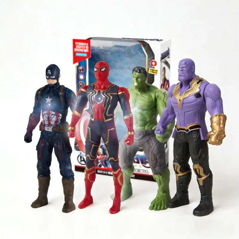 

Светящаяся фигурка Железного человека Marvel, 17 см, слепая коробка, игрушка в подарок для детей, Коллекционная модель, украшения, куклы, подарки, светящаяся кукла