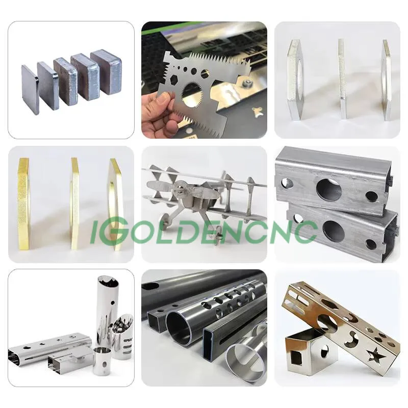 Maßgeschneiderte 1 kW – 6 kW Faserlaserschneidemaschine für Metallplatten und Rohre mit Ipg Raycus Max Source