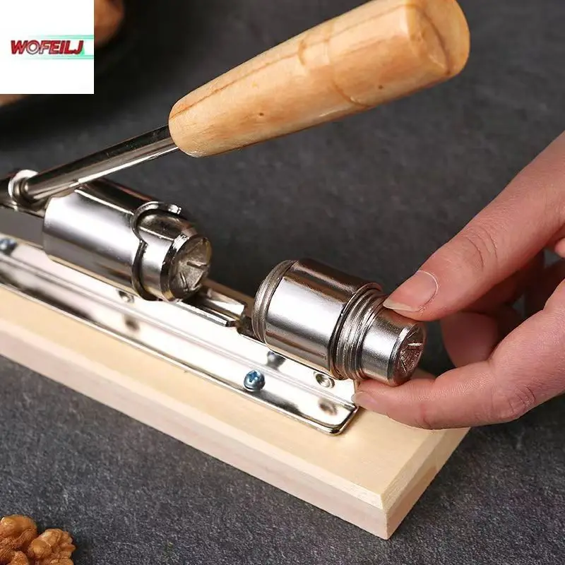 Schiaccianoci Clip Mandorle Pinza Nocciola Nocciola Pecan Heavy Duty Noce Cracker Filbert Macchina Sheller Accessori da cucina Gadget