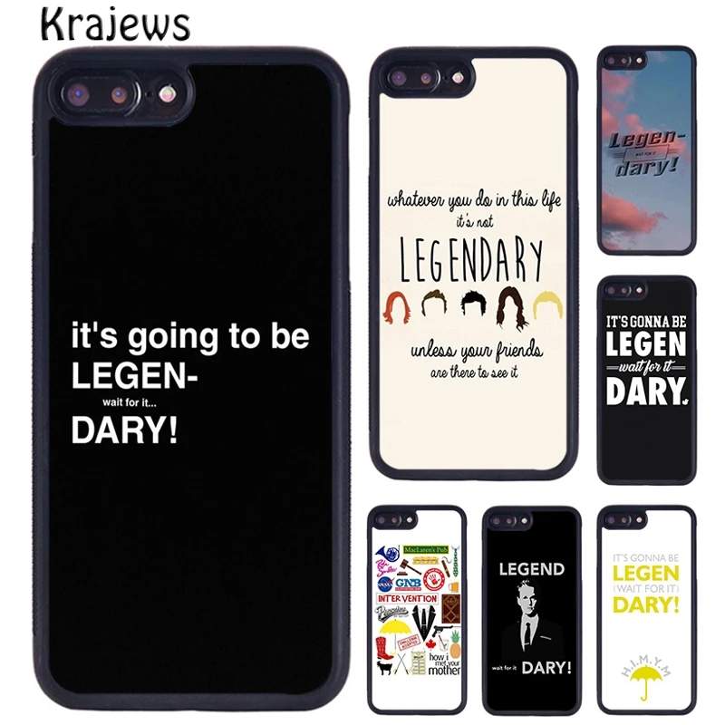 Krajews Legendary How I Met Your Mother Phone Case Cover For iPhone 16 15 14 plus XR XS 11 12 13 pro max coque