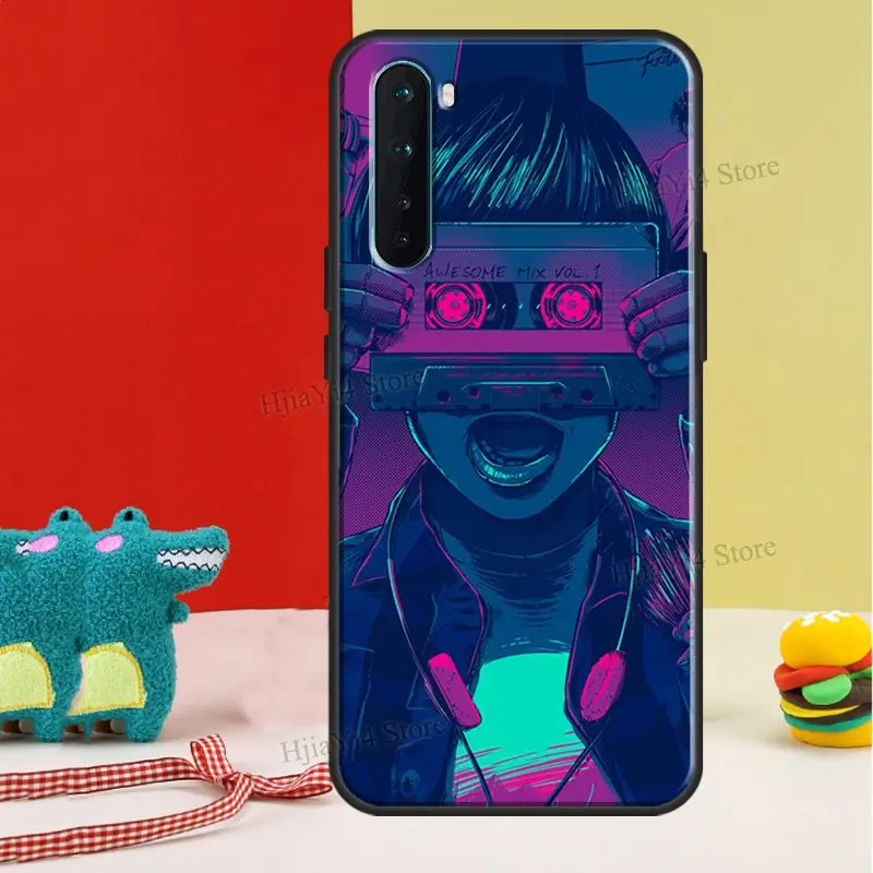 Synthwave 80's Retro Art Case For OnePlus 9 10 Pro Nord2 8T 9R Coque For OPPO Realme 8 Pro 8i C3 C21 GT Neo 2 Master