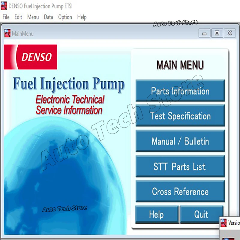 For DENSO ETSI 06.2021 Fuel Injection Pump ETSI Spare Parts Catalog DVD Automobiles Car Repair Tool Diagnostic Tools Software