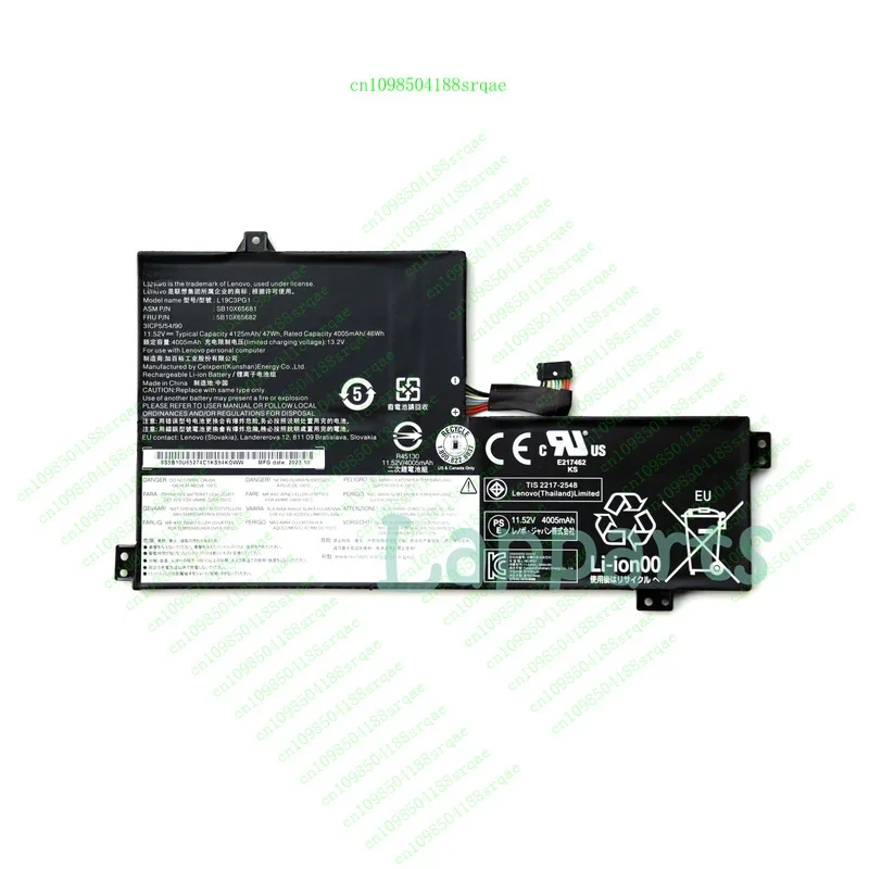 

НОВЫЙ оригинальный аккумулятор L19C3PG1 L19M3PG1 для Chromebook Lenovo 100e 300e 2-го поколения "% тест"