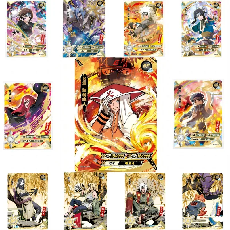 Naruto Kayou Card Anime Uzumaki Naruto Bp Tsunade Hinata MR Cards BP Collection Card Children's Card Toy Gift