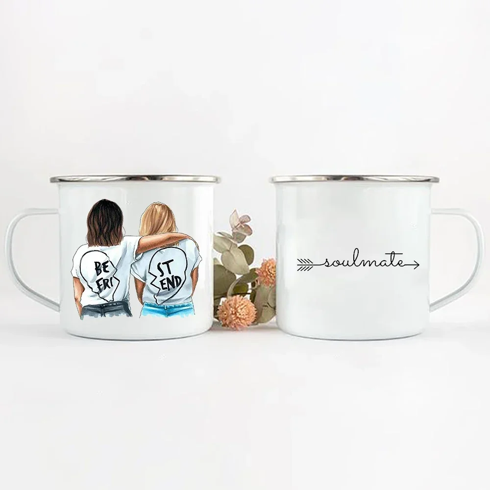 Soul Sisters mugs Soulmate mugs Friend Mug Girls coffee Mug Bestie cups Long Distance Gift birthday gift for friend