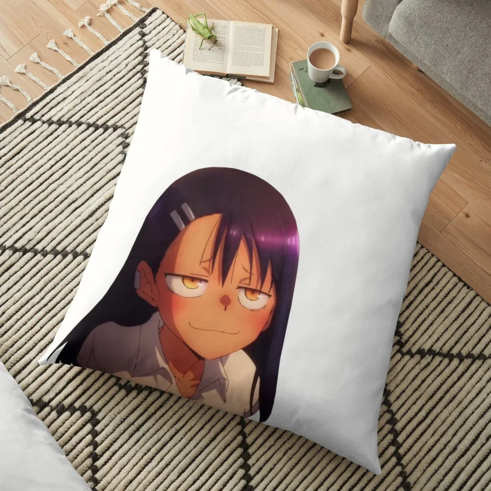 Don't Toy with Me Miss Ijiranaide Nagatoro San Nagatoro Smug Face Home Decoration Pillow Cases Sofa Throw Pillow Cushion Cover