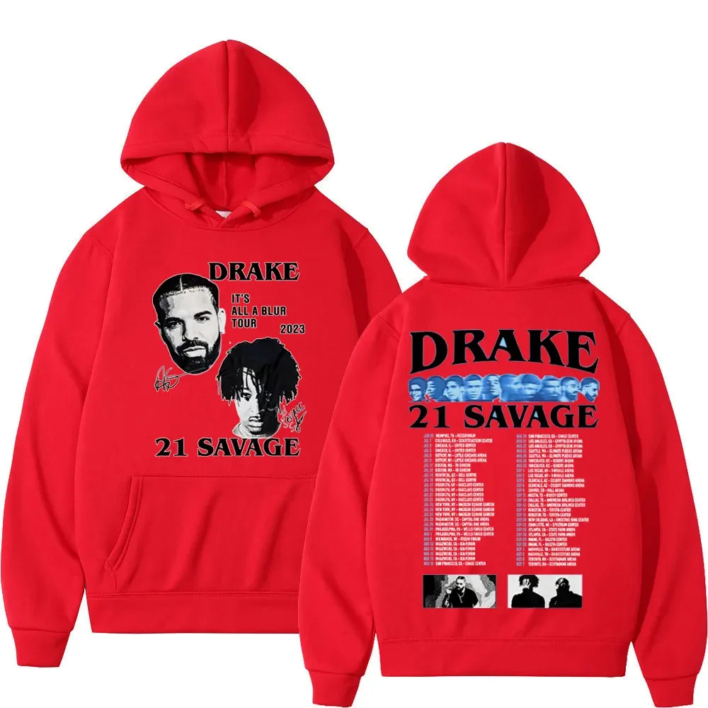 Rapper Drake Graphic Hoodie Men Women Harajuku Hip Hop Oversized Sweatshirt Fashion Trend Vintage Long Sleeve Hoodies Streetwear