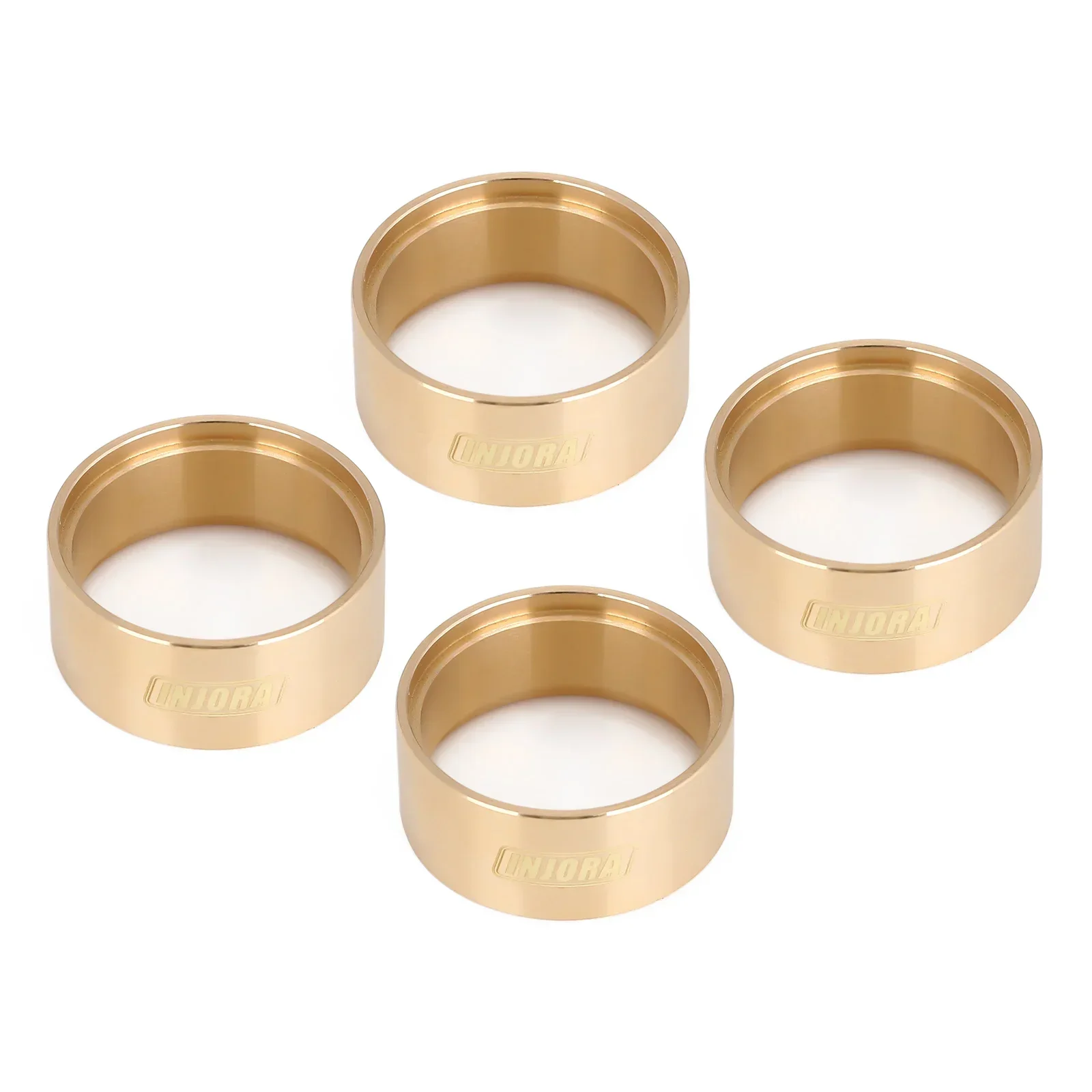 INJORA-Anillo de abrazadera Beadlock interno de latón, 13g, ajuste de llanta de rueda de 1,0 \