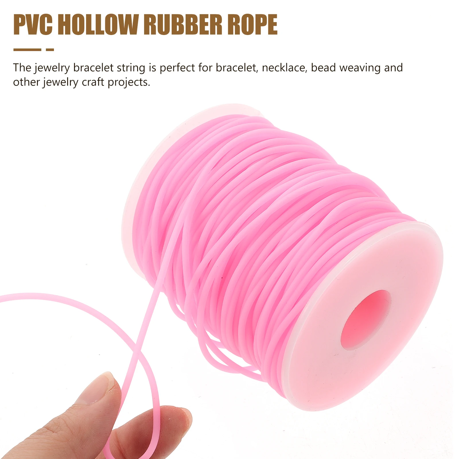 

PVC Jewelry Rope Elastic Cord DIY Necklace Beading Bracelet String Stretchy H made Accessories Crafting Supplies