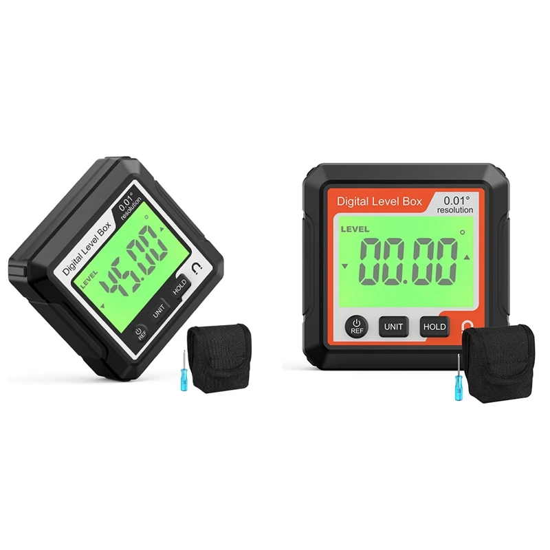 ABSU Digital Level Angle Gauge Meter Magnetic Electronic Level Angle Finder Tool Protractor Inclinometer Woodworking Tools