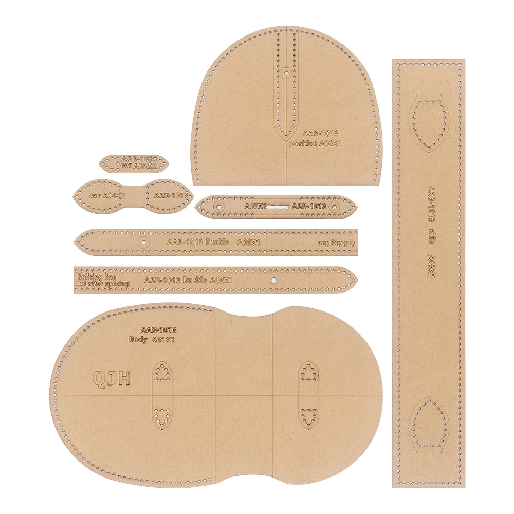 DIY Quilting Kraft Paper Template for Handmade Leather Shoulder Crossbody Bags Paper Patterns