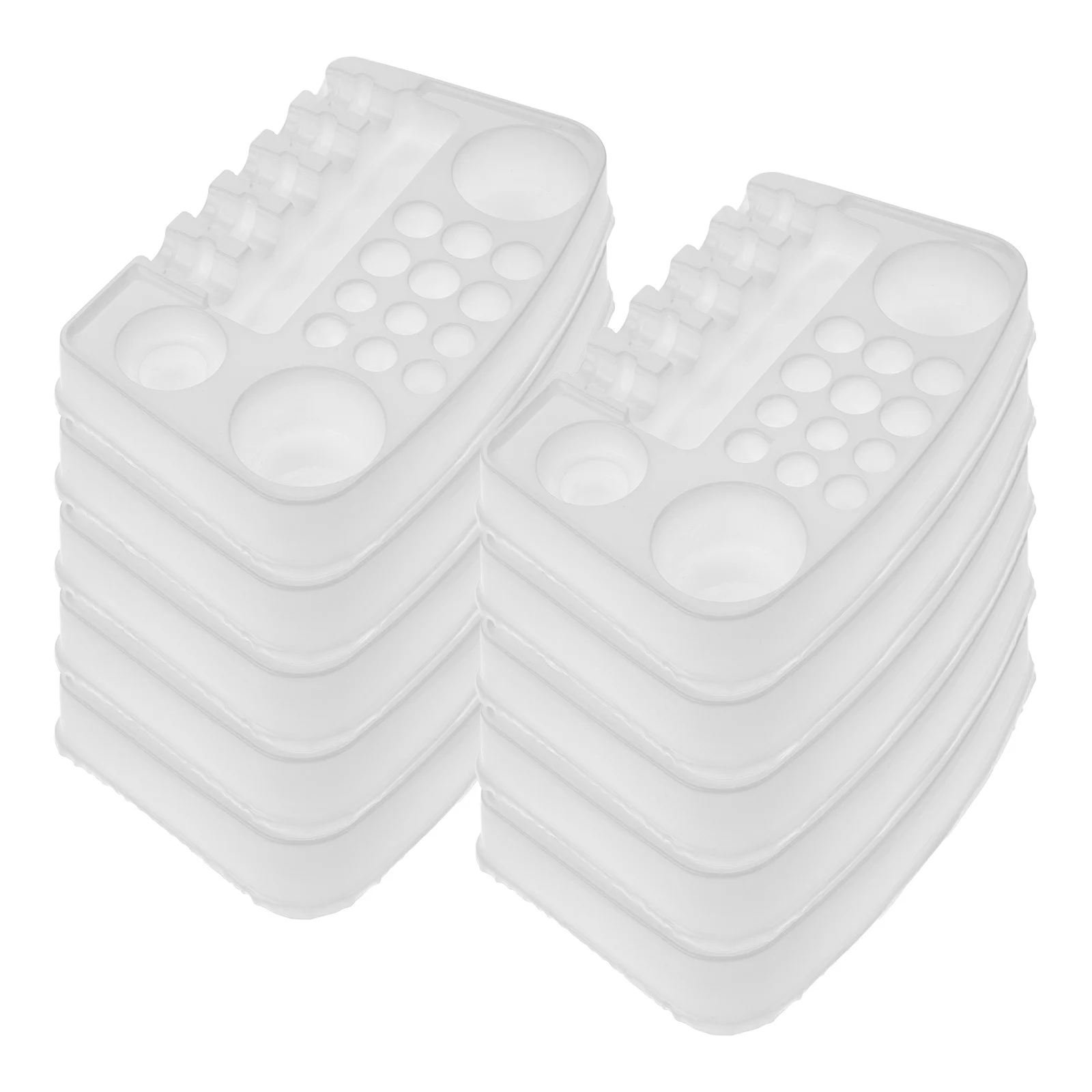 12 قطعة لوحة حبر سميكة للوشم أصحاب الصباغ القابل للتصرف قاعدة مسطحة مانعة للتسرب لصالون أو تطبيقات ماكياج ذاتية الصنع #1