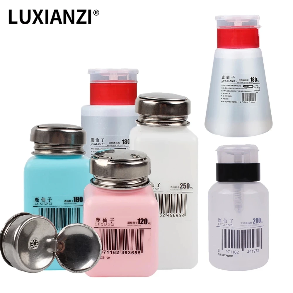 

LUXIANZI Press-on Plastic Bottle With Scale Alcohol Bottle Storage Cleaner Soldering Paste for Phone Tablet PC Repair Tool