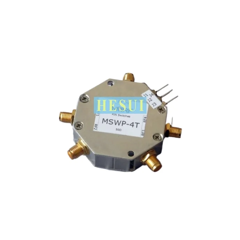 1W 150MHz- 2200MHz switch RF SP4T switch module Microwave Single-pole four-throw SP4T RF switch Module SMA Port CNC Al shell