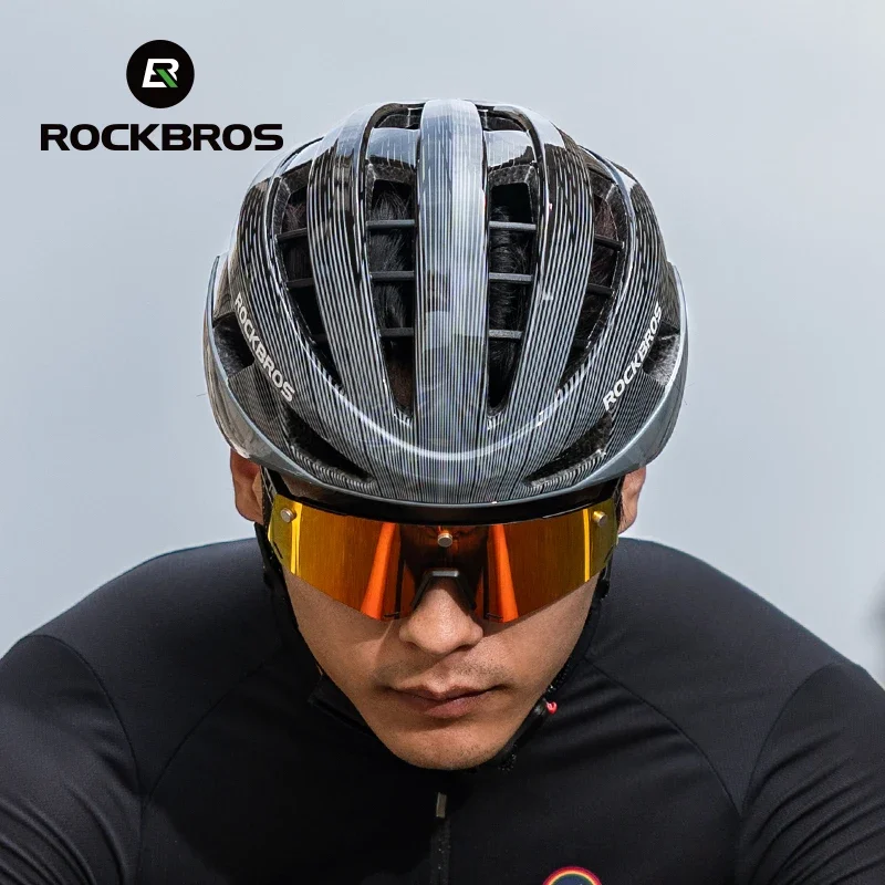 ROCKBROS Cycling Bike Helmet Breathable 16-hole Diversion Men Women Cycling Helmet Adjustable MTB Road EPS Buffer layer Helmet