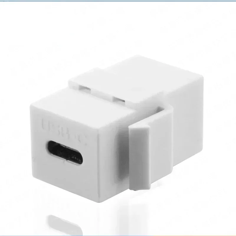 

1 шт. USB 3.1 Type C Keystone «мама-мама» с разъемом-разъемом, вставки, адаптер, удлинитель порта для настенной розетки