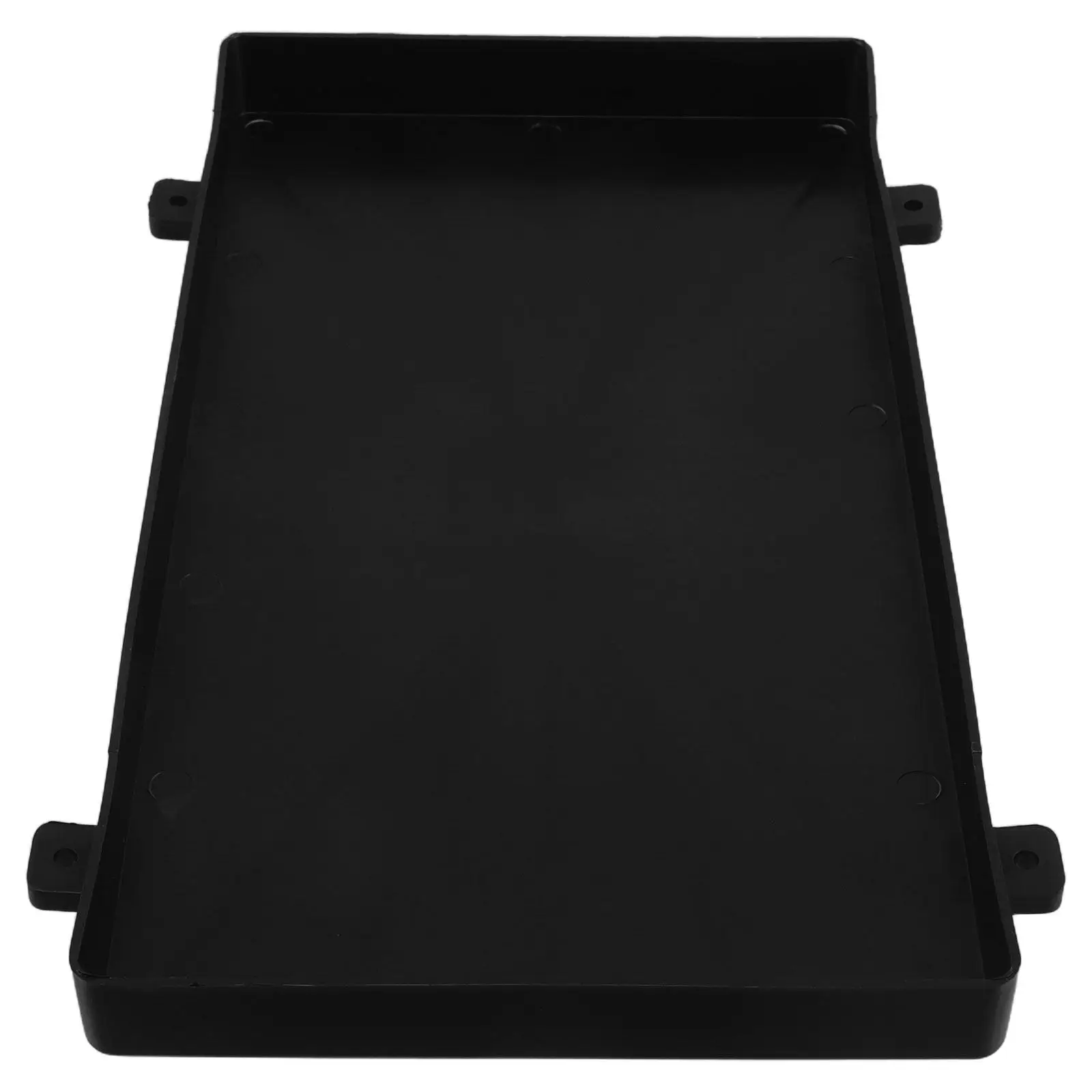 

Black Universal Marine Tray Heavy-Duty Small Holder Rack Mount Pre-Drilled Holes Automotive Rv Boat Trailer