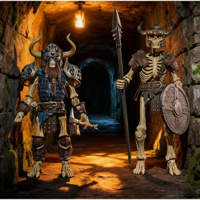 

Шарнирная фигурка Four Horsemen Mythic Legions All-Sta Wave серии 6, молочно-белый рыцарь, красный череп с топором, в наличии