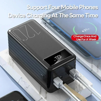 New 120W Portable Power Bank 120Ah High Capacity Powerbank Super Fast Charging Charger External Battery Pack for IPhone Huawei