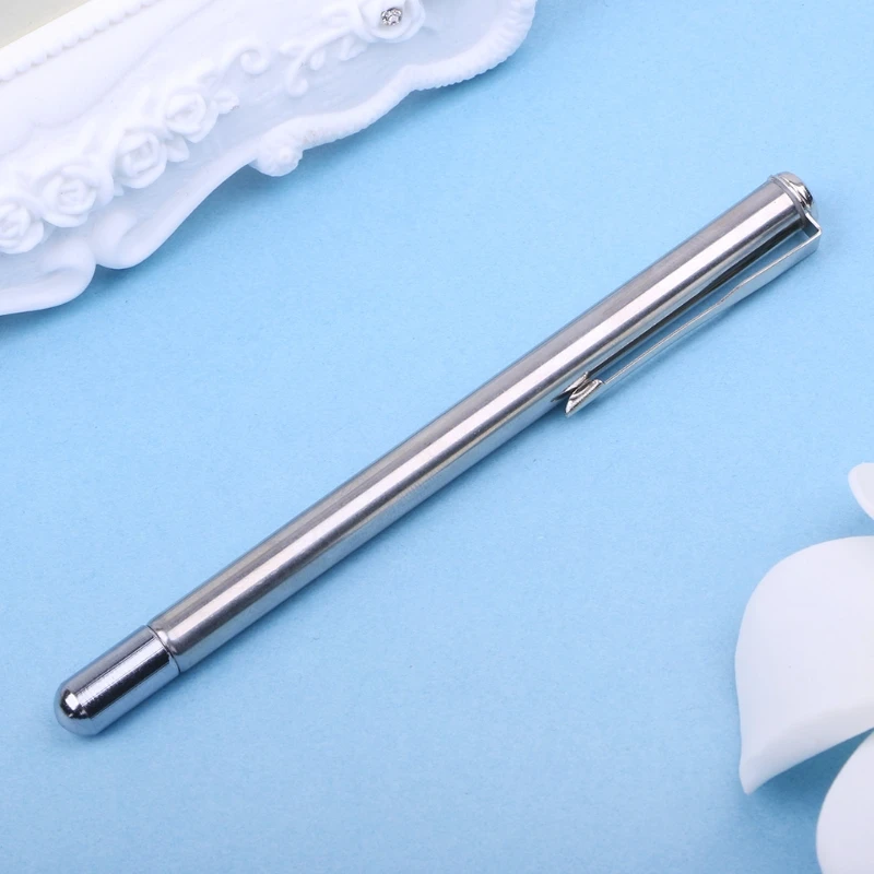 20CB 2 in 1 Telescopic Extendable Steel Ballpoint Pen Teaching Tool Pen