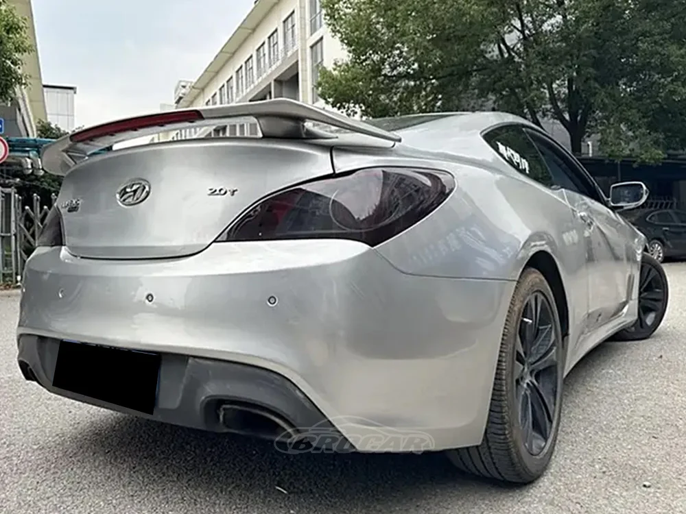 For 2009-2013 Hyundai Genesis Coupe Tiburon Tusacni Original High Quality FRP Real Carbon Fiber Spoiler Trunk Boot Wing Spoiler