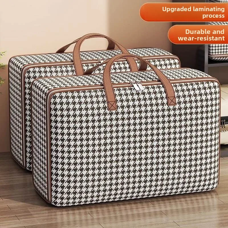 

Large Capaci Clothing Storage Bag Waterproof Moving Paing Bag Student Lage Organizer Cotton Quilt Bag Fre Sle Japa...
