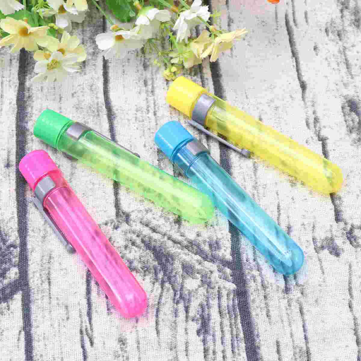 

4 Pcs Kid Bubble Maker Girl Pen Bottle Christmas Blowing Bubbles 4pcs Bar Child