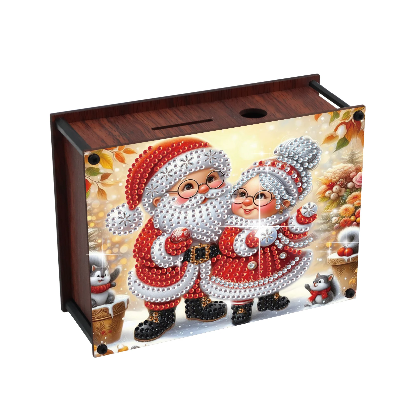 Diamond Art Painting Piggy Bank Kits,Animal theme Special Shaped Diamond woodiness Money Box,Handmade Desktop Decoration Gift