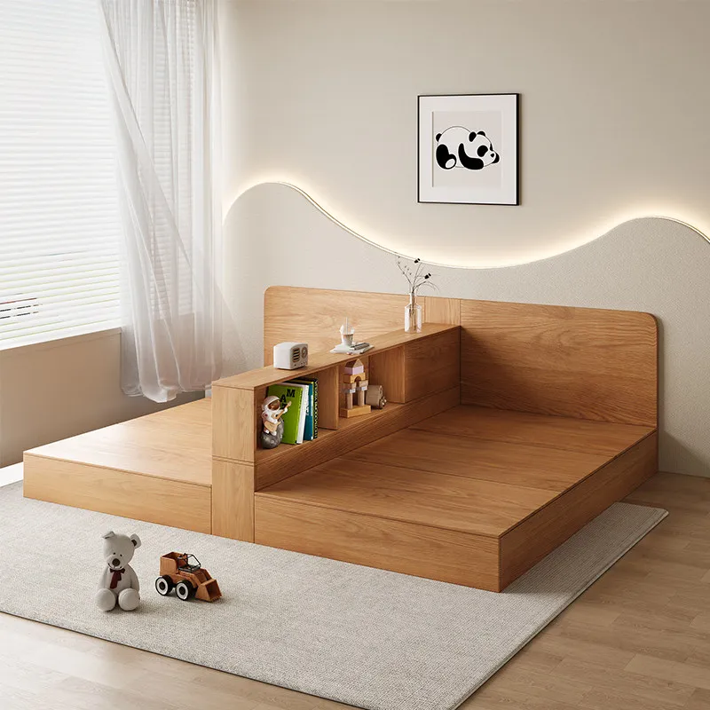 Triple bed, one room becomes tatami, separate partition bed, children's bed does not disturb multi-bed storage