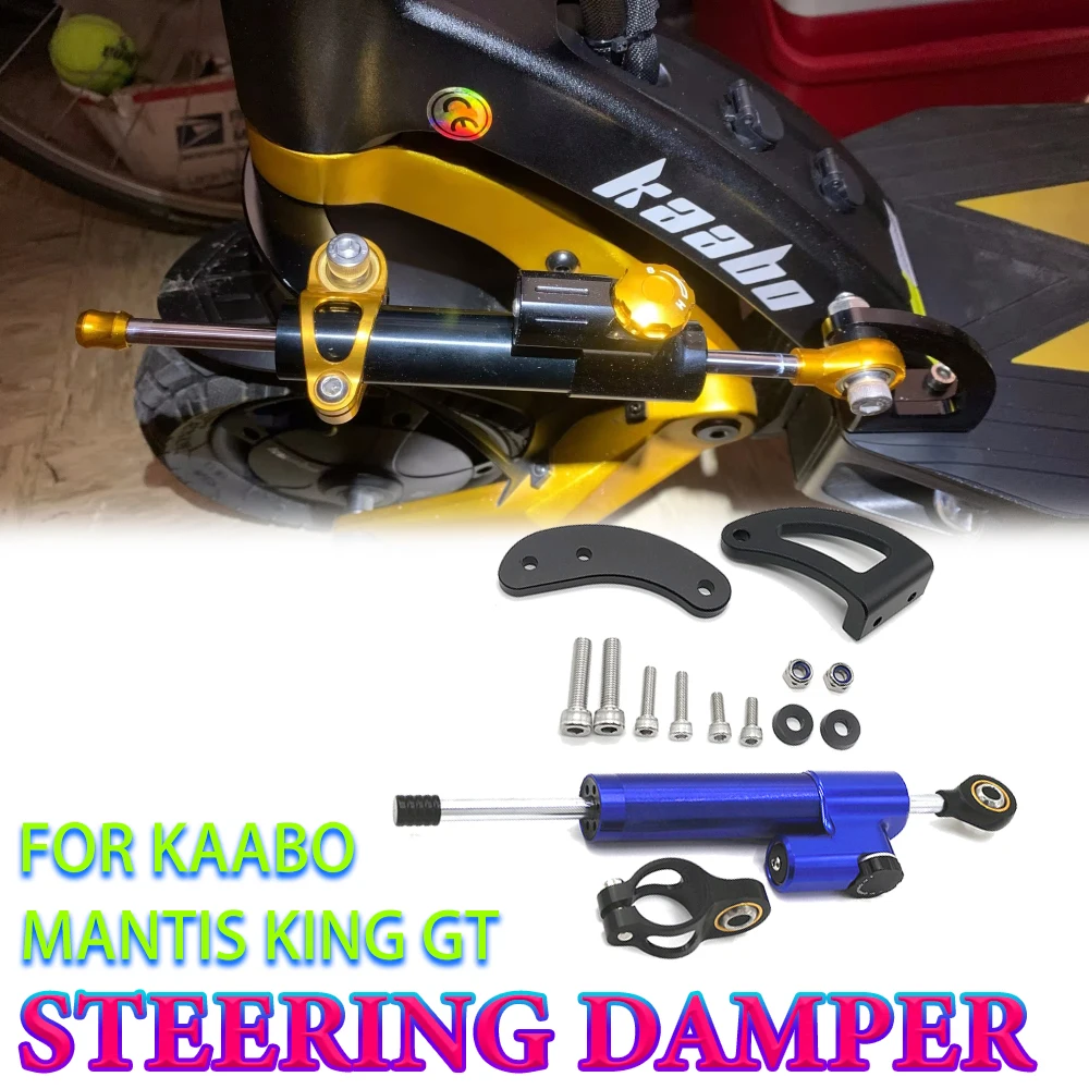 

For Kaabo Mantis King GT Electric Scooter Increase High Speed Stability Safety Directional Steering Damper with Bracket kit