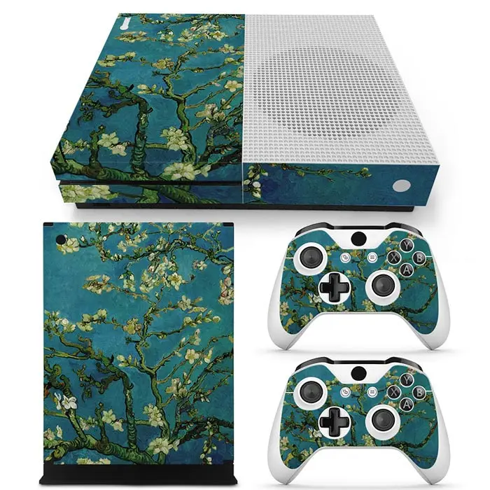 Decalque de vinil para Xbox One S, Skin Host, 2 Controller Sticker, Matte Texture, Support Customization
