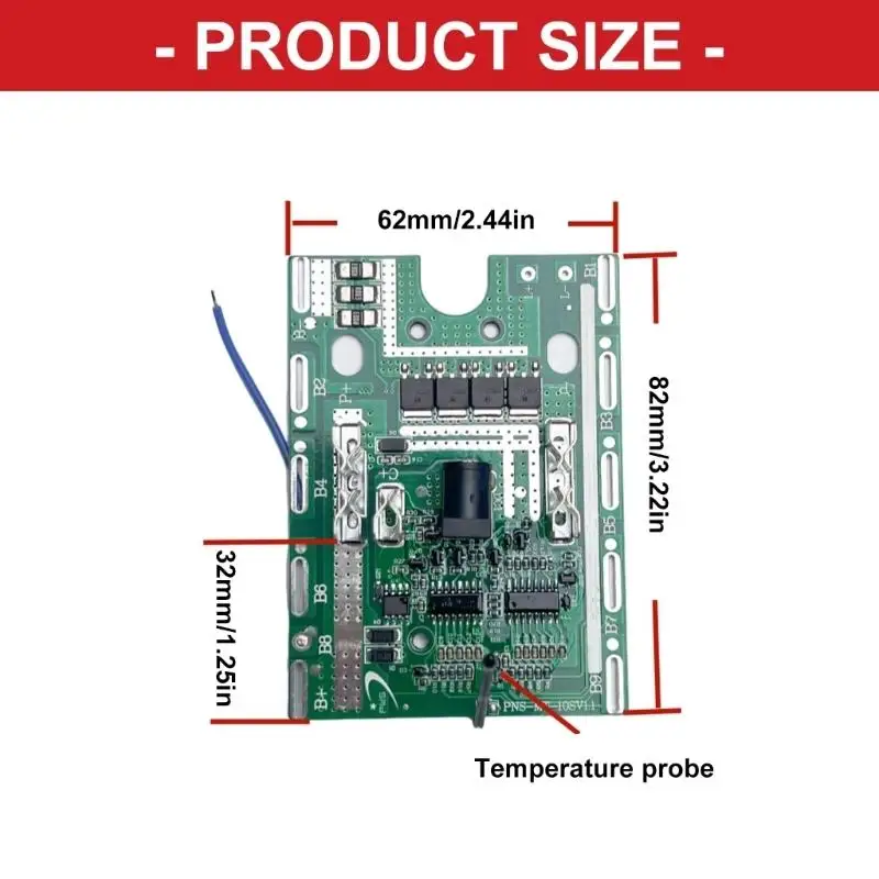 652F Power Tool Battery Storage Case 10/15/20 Cores ABS Shell With LED Display Overcharge/Overdischarge Protections