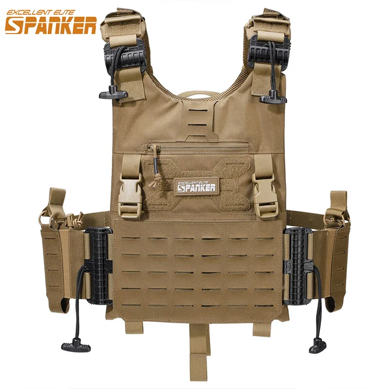 

Tactical Vests 500D Nylon Durable Hunting Vest Plate Carrier Molle Outdoor Training Vest CS Game Jungle Gear