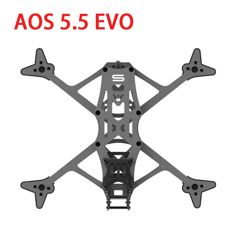 Kit telaio Aos 5.5 evo fpv con braccio da 6mm per fpv