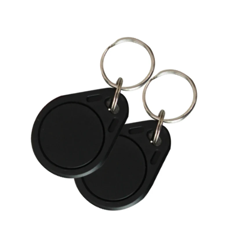 100pc/lot 125khz RFID Keychain ID Keyfob Tag TK4100 Access Control Card Read Only Key Fob Ring Proximity
