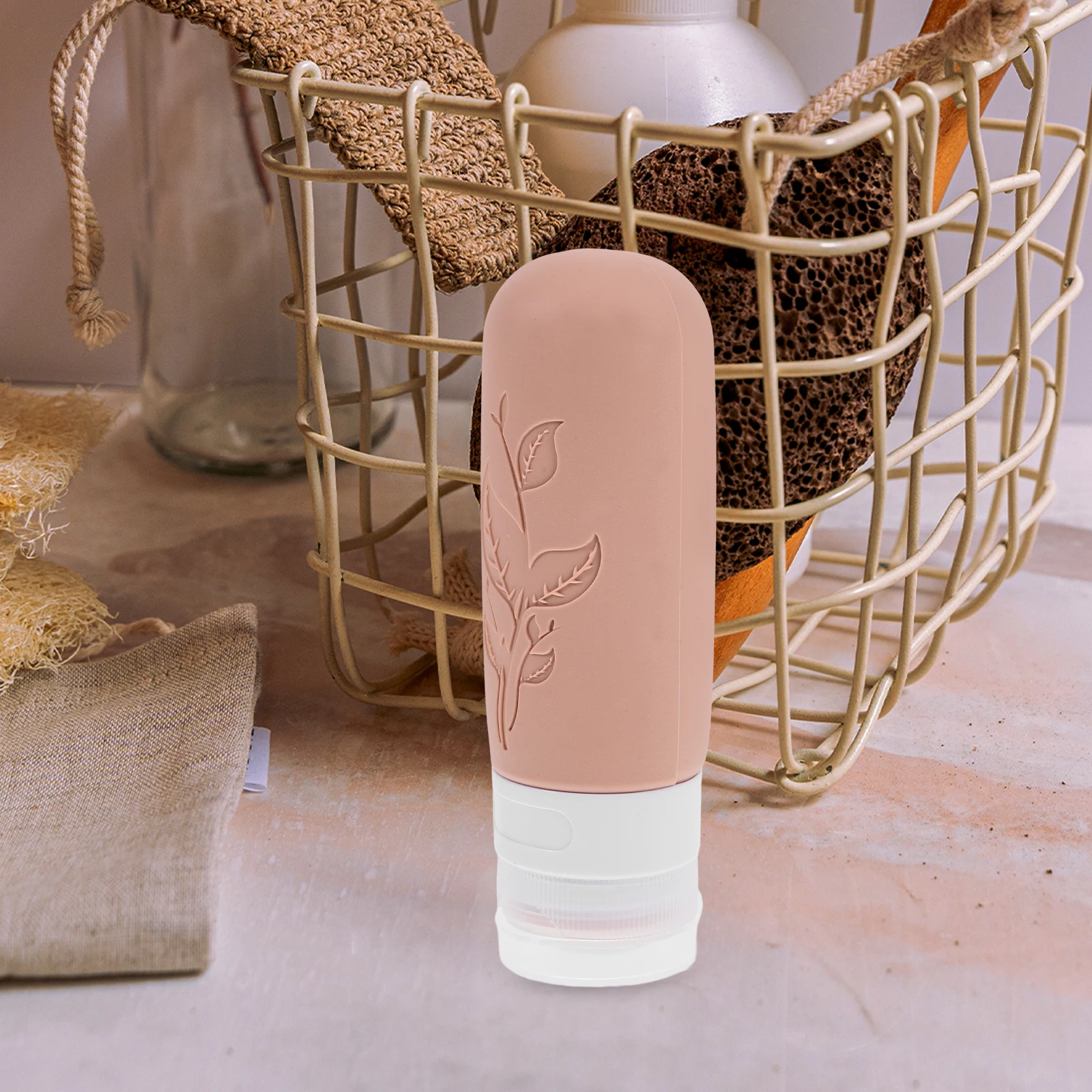 

4pcs Travel Containers Portable Small Bottles for Toiletries Storage Leak Proof Reusable Empty Cosmetics Bottle Set for Camping