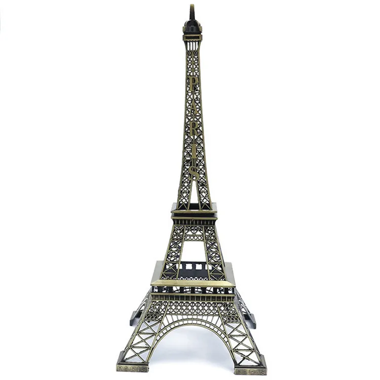 Living Room Bedroom Mini Eiffel Tower Decoration Metal Handicrafts Paris Romantic Eiffel Tower Statue