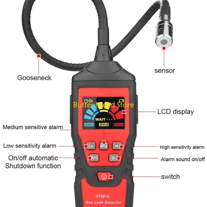 W89C محمولة اختبار غاز قابلة للاحتراق المحمولة المحمولة محمولة مستشعرات سريعة التمثيل لمناجم الفحم ومصافي النفط ، يضمن بيئة آمنة